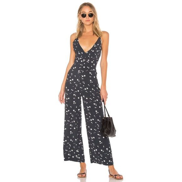 ROLLA'S Jerry Jumpsuit Black Galaxy Womens Size Small - Picture 1 of 9